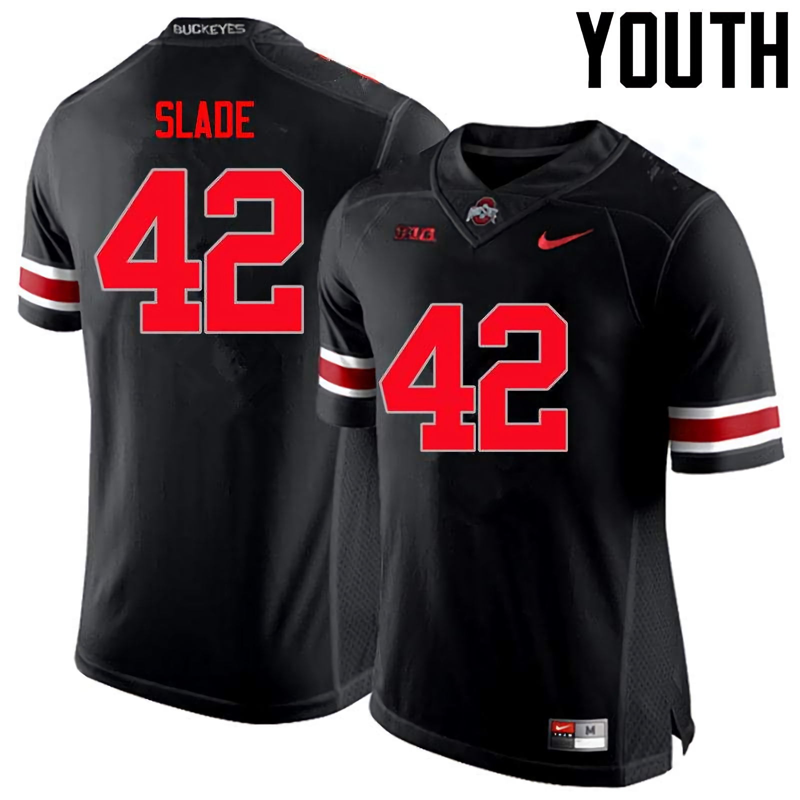 Darius Slade Ohio State Buckeyes Youth NCAA #42 Nike Black Limited College Stitched Football Jersey GYY6156OT
